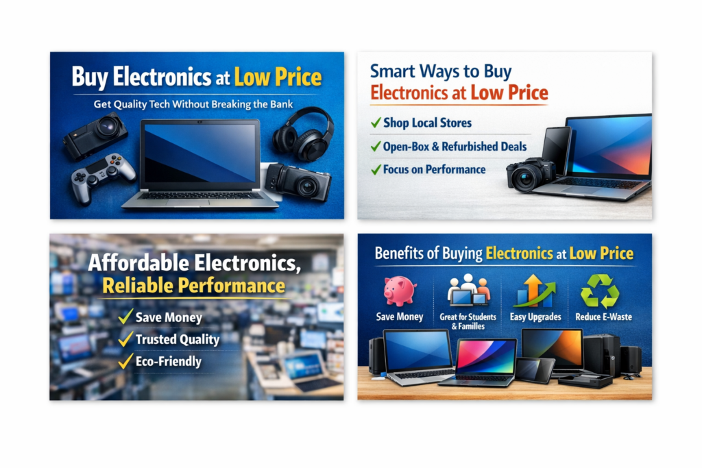 buy electronics at low price